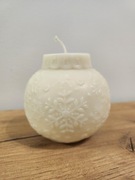 Świeca sojowa bombka o zapachu czekolady z pomarańczą 