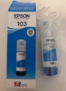 EPSON TUSZ WKŁAD BUTELKA 103 CYAN C13T00S24A ORYGINAŁ PUSTY 