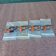 Wtryskiwacze paliwa kpl 4 szt, Renault 19 ,21 ,25 /silnik F2 F3N Mpi