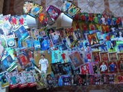 Karty piłkarskie Zestaw 250 kart TOPPS oraz PANINI Puszka kolekcjonera