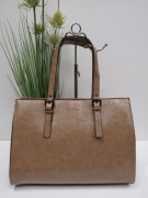 INES DELAURE Aktówka nude A-64