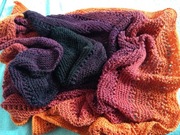 Chusta "Timanfaya" - rękodzieło