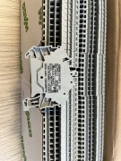 Złączka szynowa Wago 3-przewodowa 2,5mm2 szara 2002-6301