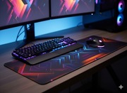 Podkładka pod mysz i klawiaturę Gamingowa XL 80x30cm