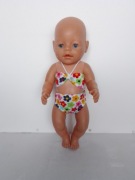 Kostium kąpielowy, bikini dla lalki 42-45 cm Baby Born 