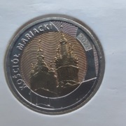 5 zł - 2020 r. KOŚCIÓŁ MARIACKI W KRAKOWIE.