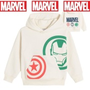 Marvel bluza dziecięca kangurka z kapturem kieszenie 