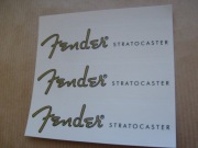 Fender Stratocaster Logo Dekal