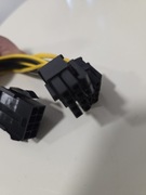 Adapter zasilania CPU 8 pin na 2x 8pin CPU 20cm