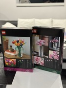 Lego 2 zestawy bukiet tulipanów i różowych róż 11501 botanicals 10374
