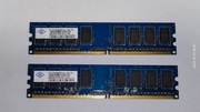 RAM NANYA NT1GT64U88D0BY-AD 2GB (1X2) DDR2 800mhz