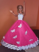 Suknia ,ubranko dla lalki barbie