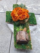 Nowoczesny stroik, dekoracja na gób