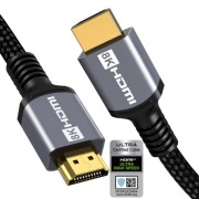 KABEL HDMI 15 METRÓW  2.1 ULTRA HIGH SPEED 8K @ 60Hz / 4K @ 144Hz – 48Gbps 