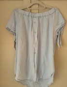 Błękitna koszulka na krótki rękaw