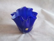 VINTAGE WAZON WARSTWOWY - SZKŁO ARTYSTYCZNE  "CHUSTA"