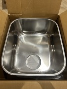 Zlewozmywak jednokomorowy deante srebrny z syfonem