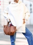 Bluza dresowa oversize Basic śmietanka polska marka jakość Premium 