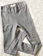 grube legginsy w pepitkę bryczesy tregginsy pepitka 36 S