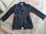 h&m r 38,marynarka,czerń,luźna