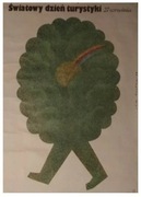 Plakat Lech Majewski Światowy Dzień Turystyki 27.września