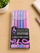 Markery akrylowe żelowe 6 szt. pastelowe