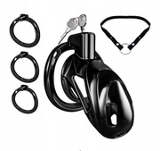Stalowy Pas Cnoty Chastity Cage 3 Oringi + uprząż