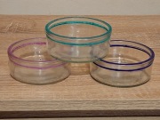 Zestaw 3szt miseczek kokilek świeczników 2w1 Minimalistyczne NOWE