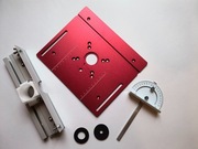 Zestaw do stołu frezarskiego DIY | Płyta + prowadnica + kątownik