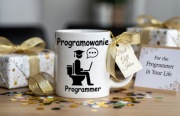 Smieszny prezent dla informatyka kubek dla programisty admina testera gracz