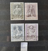 3641-3644 3641-44 Poczet królów i książąt polskich 1999 r.