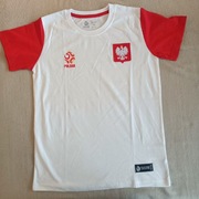 T-shirt BIAŁO-CZERWONI PZPN bawełna r. 158