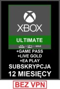 SUBSKRYBCJA XBOX GAME PASS ULTIMATE 365 DNI | PC |