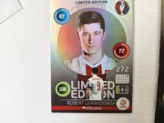 karta piłkarska panini edycja limitowana Robert Lewandowski