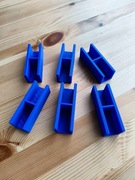 6 solidnych uchwytów stolarskich do frontów z płyty 18mm. Szczelina 3mm