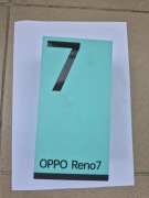 Smartfon Oppo Reno 7 8GB / 128GB 4G LTE pomarańczowy tanio używany 