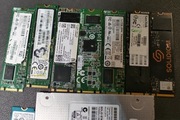 Zestaw Dyski SSD 512GB 256GB i inne uszkodzone serwis hobby
