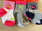 PUMA Skarpetki 6 par dziewczynka 0-12 miesięcy Girl's QTR Crew + GRATIS