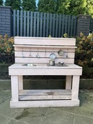 Kuchenka drewniana dziecięca do ogrodu 