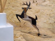 Jelonek na maskę John Deere emblemat JD 17cm inox wskaźnik celownik logo