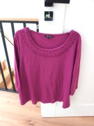 50 52 6xl liliowy sweter fioletowa bluzka sweter fioletowy liliowy