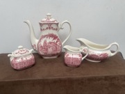 Anglia Zestaw Ceramiczny Sygnowany