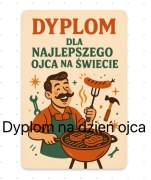 Dyplom Dla Najlepszego Ojca Na Świecie – Prezent na Dzień Ojca (PDF)