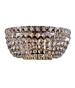 Elegancki kryształowy kinkiet glamour