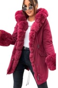 Kurtka parka mega futro 