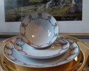 Wallendorf trio porcelanowe śniadaniowe 