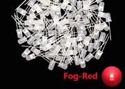 Dioda LED czerwona, matowa, średnica 5mm, 10 szt.