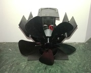 Wentylator kominkowy 5-łopatkowy dystrybutor ciepła.