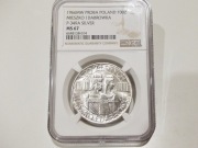 100 zł 1966 Mieszko i Dąbrówka - próba Ag, NGC MS67 Max !