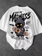 Koszulka męska XL 100% bawełna nadruk streetwear oversize